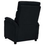 Fauteuil de massage Noir Tissu – Image 5