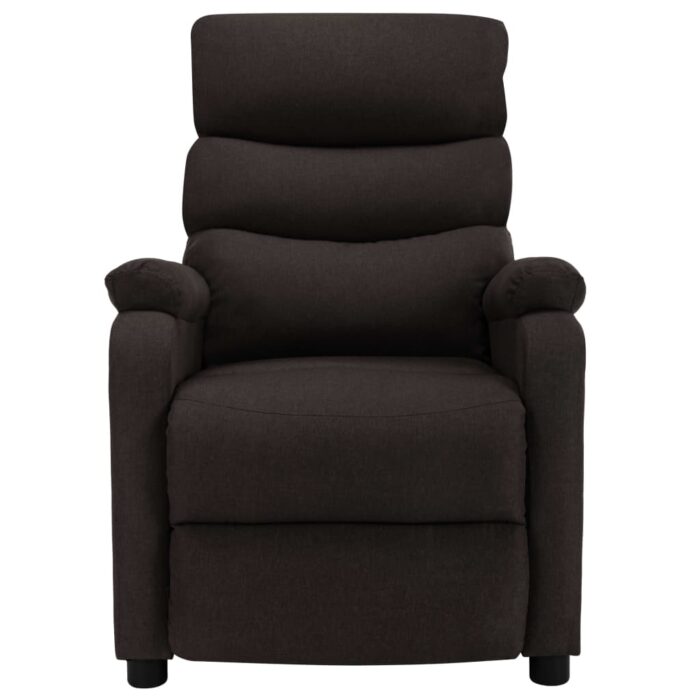 Fauteuil de massage Marron foncé Tissu – Image 2