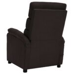 Fauteuil de massage Marron foncé Tissu – Image 5