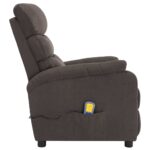 Fauteuil de massage Taupe Tissu – Image 4
