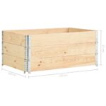 Jardinières surélevées 3 pcs 100x150 cm Bois de pin solide – Image 5