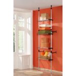Système de garde-robe télescopique avec étagères Aluminium – Image 2