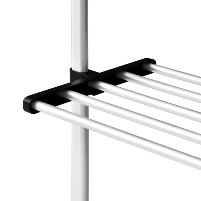 Système de garde-robe télescopique avec étagères Aluminium – Image 4