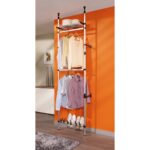 Système de garde-robe télescopique barres et étagère Aluminium – Image 2
