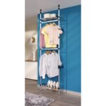 Système de garde-robe télescopique barres et étagère Aluminium – Image 3