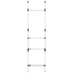 Système de garde-robe télescopique barres et étagère Aluminium – Image 4