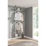 Système de garde-robe télescopique barres et étagère Aluminium – Image 3