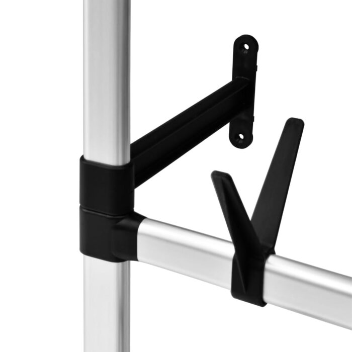 Système de garde-robe télescopique barres et étagère Aluminium – Image 6