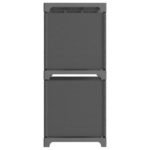 Étagère d'affichage 6 cubes Gris 103x30x72,5 cm Tissu – Image 3