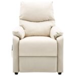Fauteuil de massage Crème Tissu – Image 4