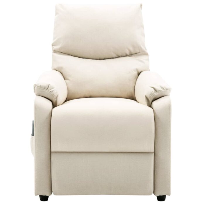 Fauteuil de massage Crème Tissu – Image 4