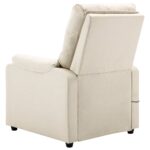 Fauteuil de massage Crème Tissu – Image 7