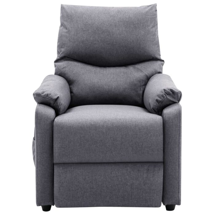 Fauteuil de massage Gris clair Tissu – Image 4