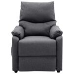 Fauteuil de massage Gris foncé Tissu – Image 4