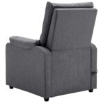 Fauteuil de massage Gris foncé Tissu – Image 7
