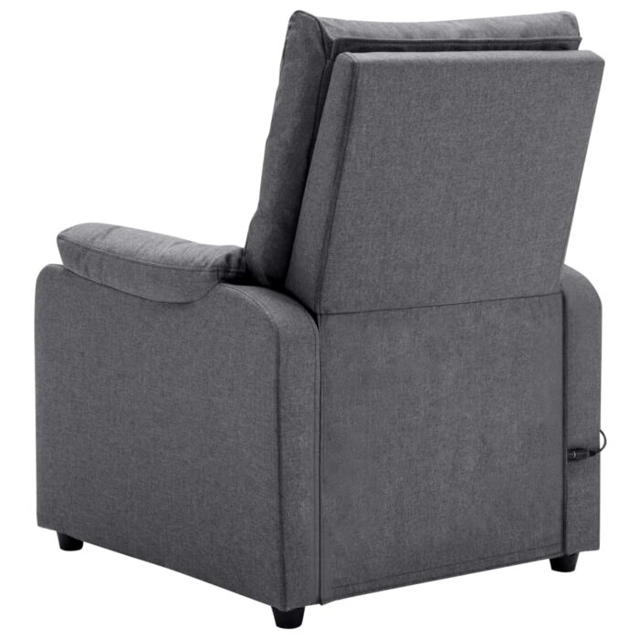 Fauteuil de massage Gris foncé Tissu – Image 7
