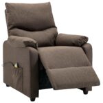 Fauteuil de massage Marron Tissu – Image 3