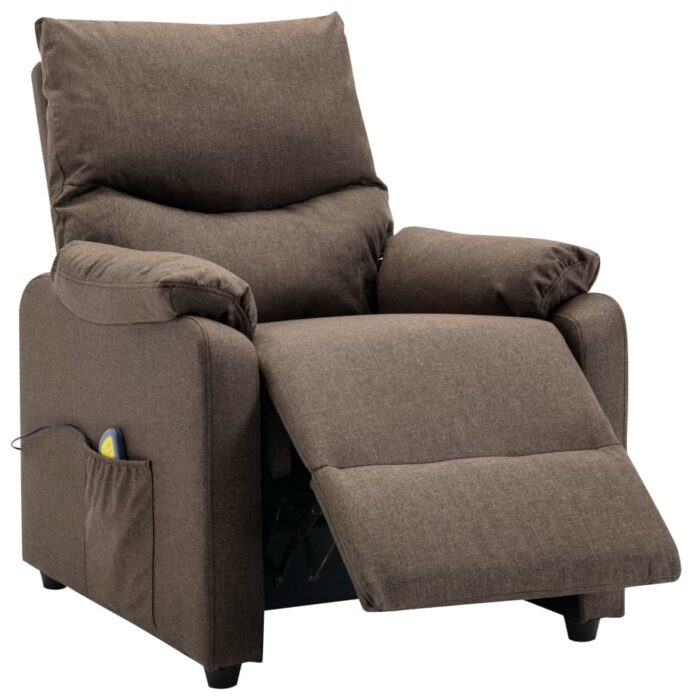Fauteuil de massage Marron Tissu – Image 3
