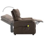 Fauteuil de massage Marron Tissu – Image 6