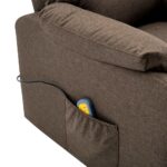 Fauteuil de massage Marron Tissu – Image 8
