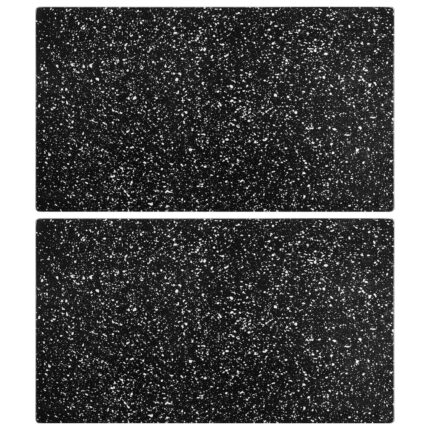 Planches à découper 2 pcs avec motif de granit Verre trempé