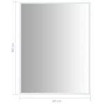 Miroir Blanc 80x60 cm – Image 4