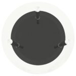 Table d'appoint 2 niveaux Transparent et noir 38cm Verre trempé – Image 2