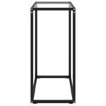 Table console Transparent 60x35x75 cm Verre trempé – Image 2