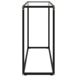 Table console Transparent 100x35x75 cm Verre trempé – Image 2