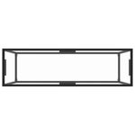 Table console Transparent 120x35x75 cm Verre trempé – Image 3