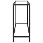 Table console Transparent 100x35x75 cm Verre trempé – Image 2