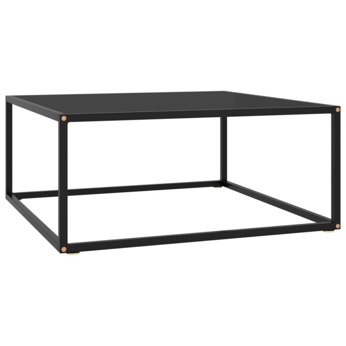 VXL8720286058046_a_en_hd_1.jpg Table basse Noir avec verre noir 80x80x35 cm – Image 1