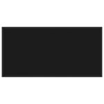 Table basse Noir avec verre noir 100x50x35 cm – Image 3