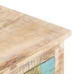 Table basse 100x55x40 cm Bois d'acacia brut – Image 4