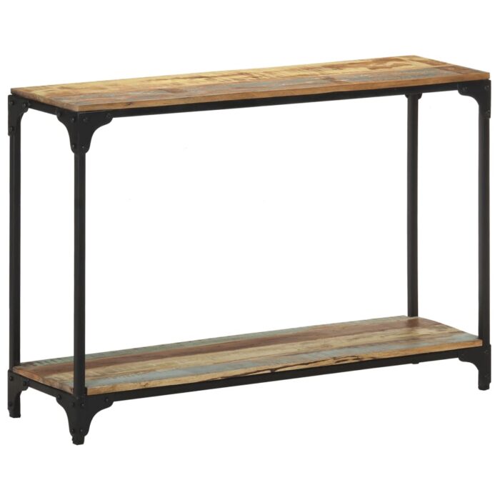 Table console 110x30x75 cm Bois solide de récupération – Image 1