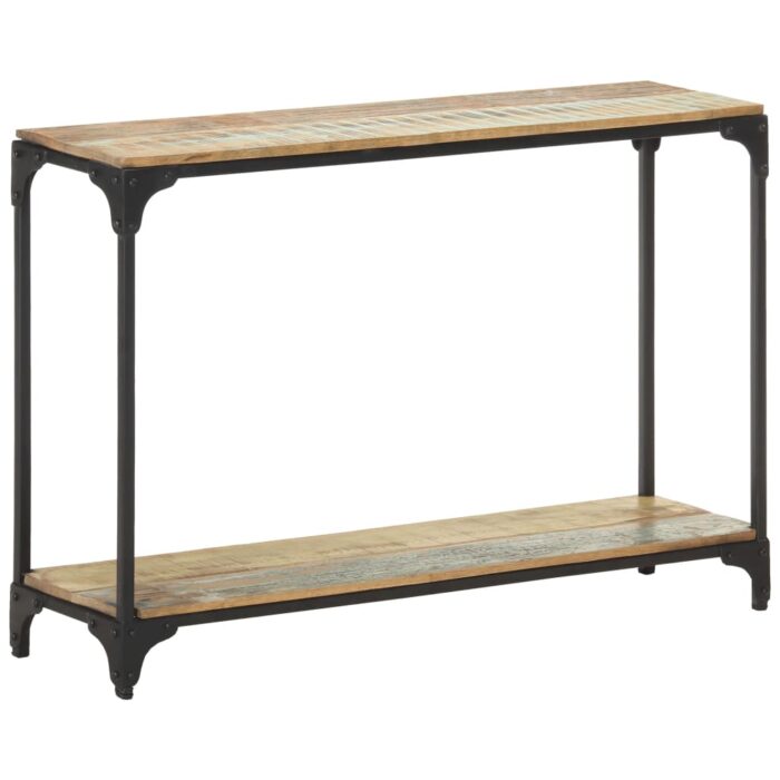 Table console 110x30x75 cm Bois solide de récupération – Image 10