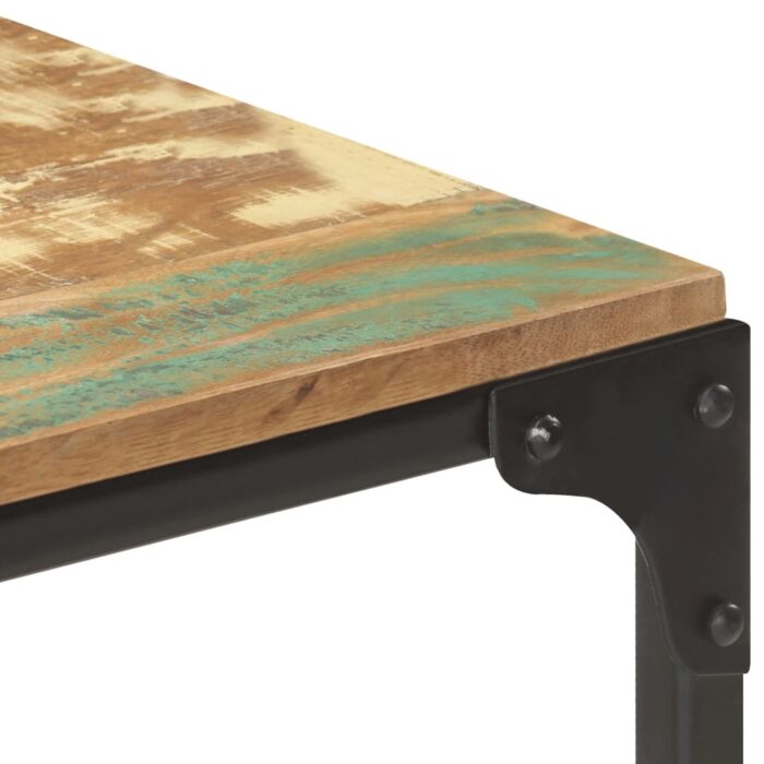 Table console 110x30x75 cm Bois solide de récupération – Image 5