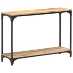 Table console 110x30x75 cm Bois de manguier massif – Image 10
