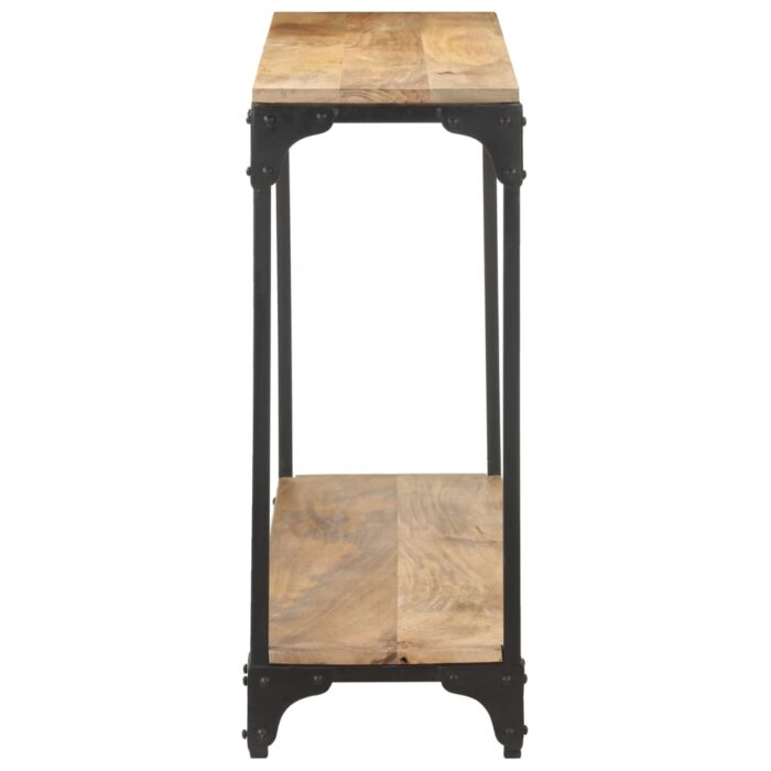 Table console 110x30x75 cm Bois de manguier massif – Image 2
