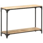 Table console 110x30x75 cm Bois de manguier massif – Image 7