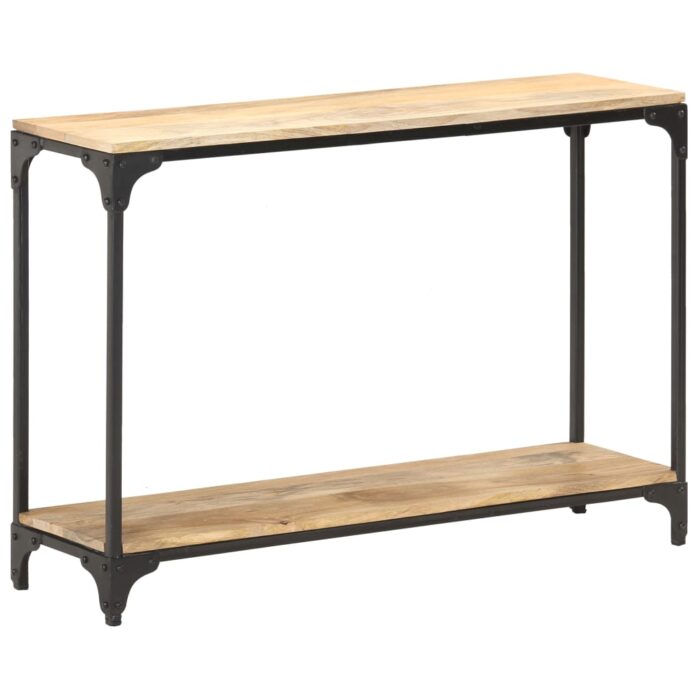 Table console 110x30x75 cm Bois de manguier massif – Image 7