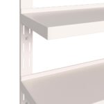 Étagères murales flottantes à 2 niveaux 2 pcs Inox 240x30 cm – Image 3