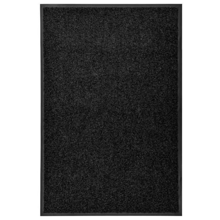 Paillasson lavable Noir 60x90 cm – Image 1