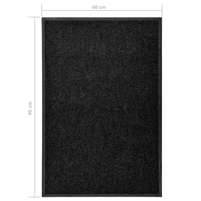 Paillasson lavable Noir 60x90 cm – Image 5