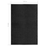 Paillasson lavable Noir 120x180 cm – Image 5