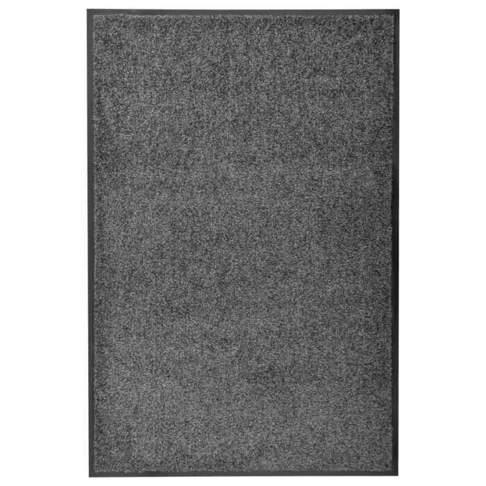 Paillasson lavable Anthracite 60x90 cm – Image 1