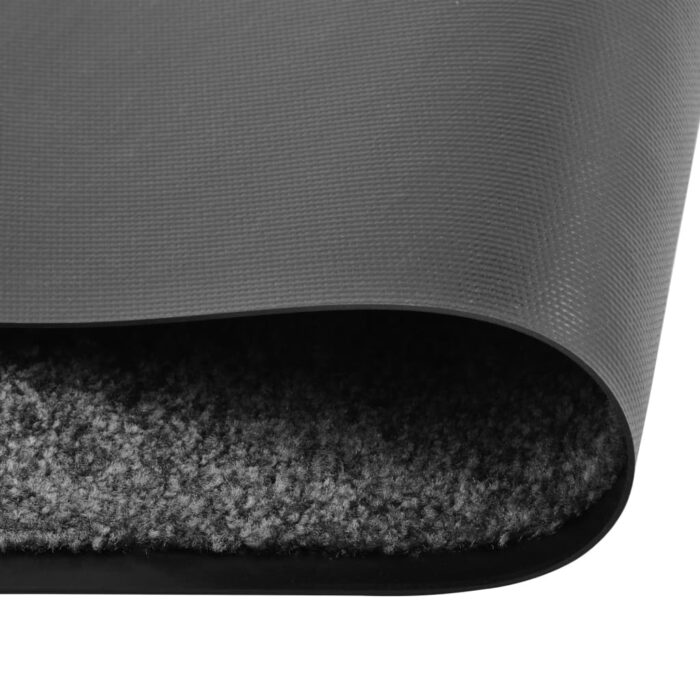 Paillasson lavable Anthracite 90x150 cm – Image 2