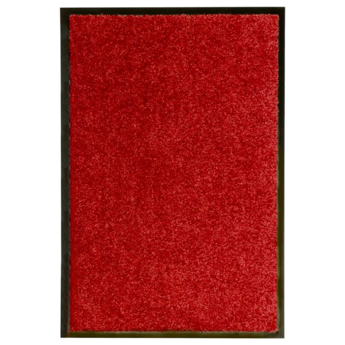 Paillasson lavable Rouge 40x60 cm – Image 1