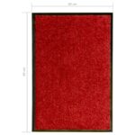 Paillasson lavable Rouge 40x60 cm – Image 5
