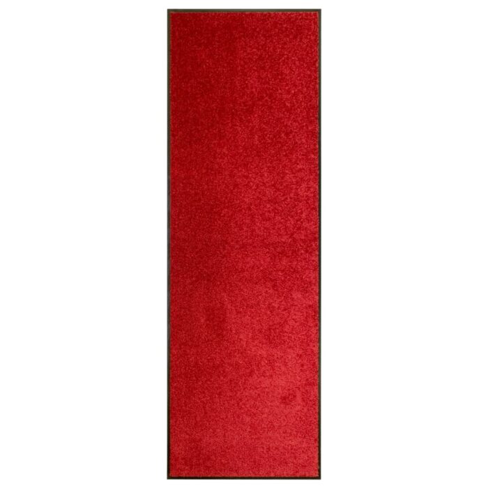 Paillasson lavable Rouge 60x180 cm – Image 1
